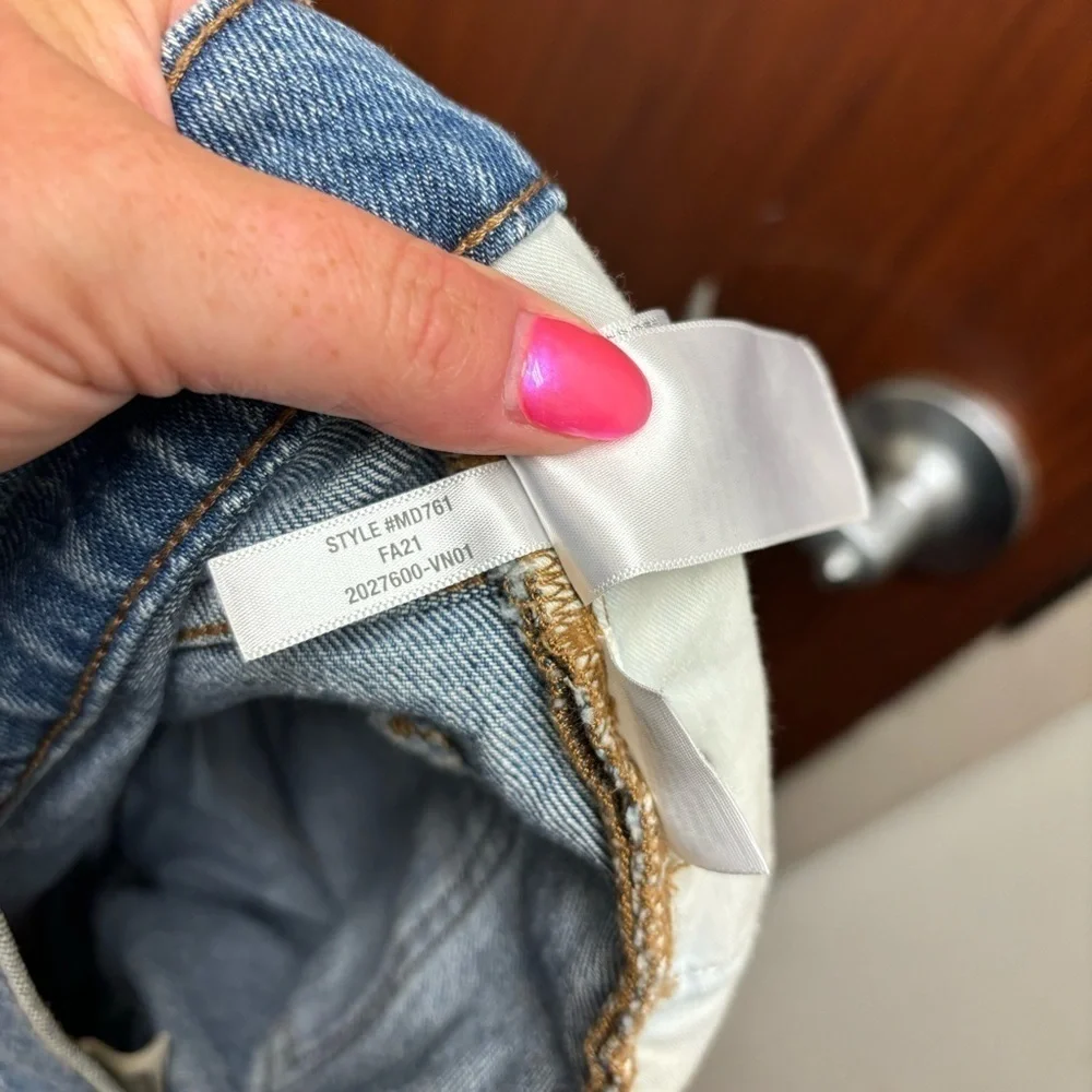Madewell The Perfect Jean Short Snyder Wash Tencel Edition